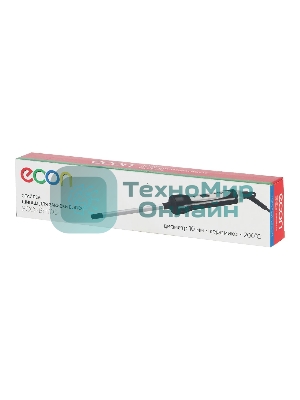 Щипцы для завивки волос ECON ECO-BH111C черный/серый, 10 мм, 200 °C, 2 режима