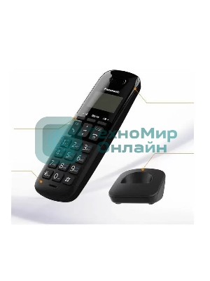 Телефон беспроводной (DECT) Panasonic KX-TGb610RUB черный АОН