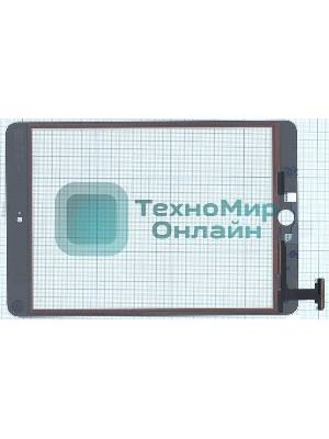 Сенсорное стекло (тачскрин) Ipad mini 3 (retina) no IC (A1599, A1600). белое