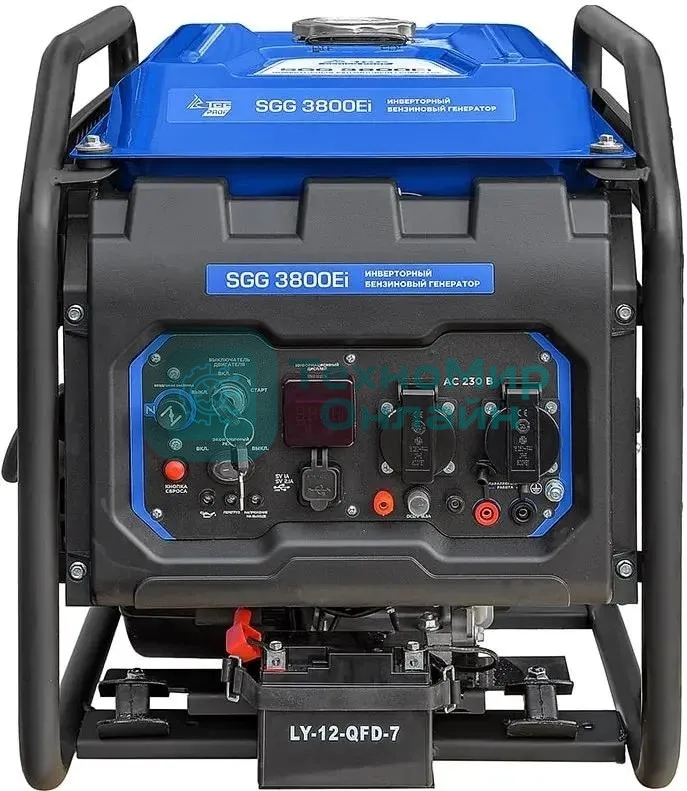 Электрогенератор бензиновый инверторный ТСС SGG 3800Ei, 3.6 кВт, 74 дБ, 34 кг