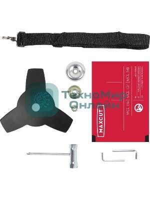 Триммер электрический MAXCUT MCE 127 25300127 1150Вт Вт,3Т диск 230мм; Леска 2,0мм; Захват 38см; Сборная прямая штанга; Плечевой ремень