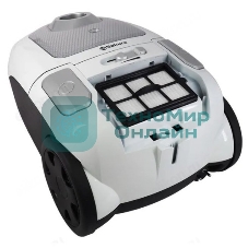 Пылесос Sakura SA-8316W черный/белый, 450/2400 Вт, уборка сухая, пылесборник мешок 4 л