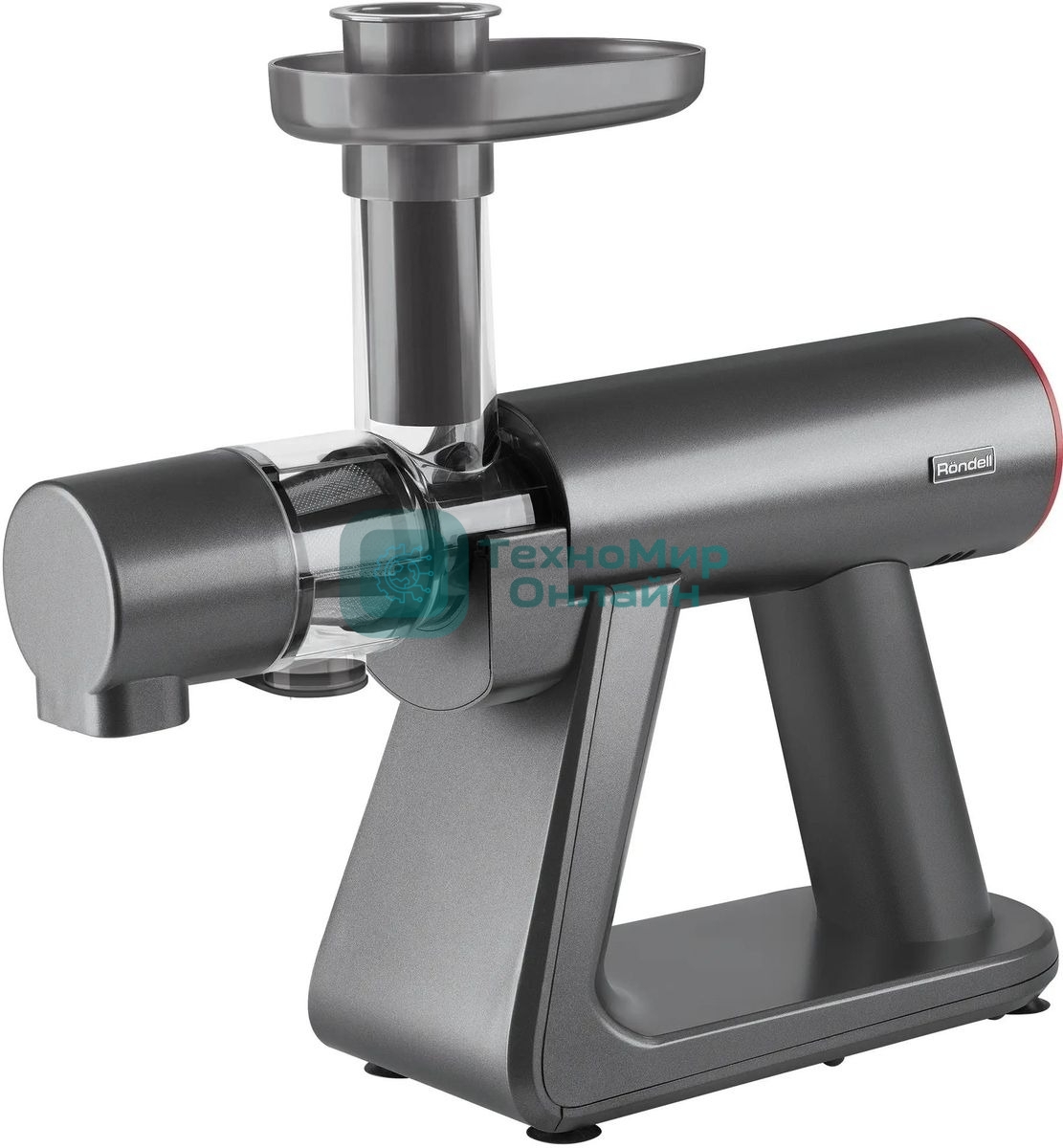 Соковыжималка шнековая Rondell RDE-1503, 150 Вт, 500мл, графит