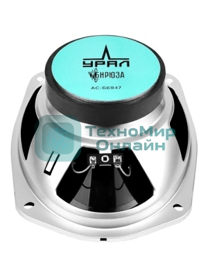 Колонки автомобильные Ural Бирюза АС-Б6947, 200Вт, 93дБ, 4Ом, 15x23см, (6x9дюйм), 2шт, коаксиальные, четырехполосные