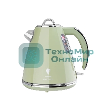 Чайник электрический LEONORD LE-1906/2 RETRO, 2200 Вт, 1.5 л, оливковый