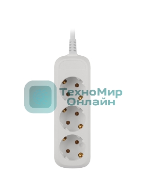 Удлинитель электрический ЭРА UDL-16-370-E Greenline 3 розетки с заземлением 7м ПВС 3x1мм2