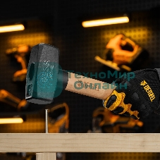 Кувалда Denzel 2000 г, кованая головка, буковая рукоятка