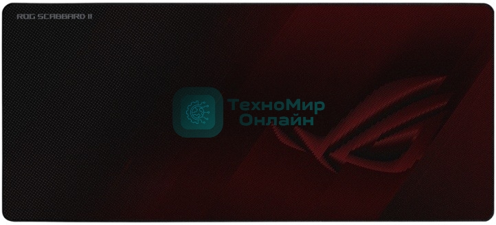 Игровой коврик для мыши ASUS ROG Scabbard II (900 x 400 x 3 мм, резина, тканый материал, cиликон, 90MP00S0-B0UA00)
