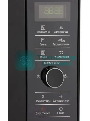 Микроволновая печь Panasonic NN-GD38HSZPE черный, 23 л, 1000 Вт, переключатели - сенсор, поворотный механизм