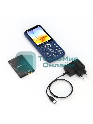 Мобильный телефон Maxvi K15n 4G синий