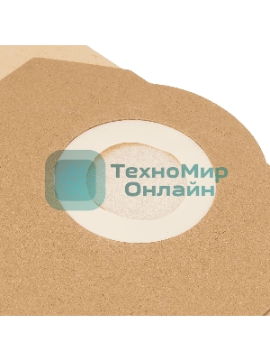 Комплект мешков одноразовых для пылесосов Denzel RVC20, RVC30, LVC20, LVC30, 5 шт.