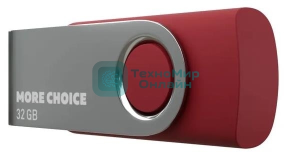 Флешка USB More Choice MF32-4 USB 32Gb 2.0 красный