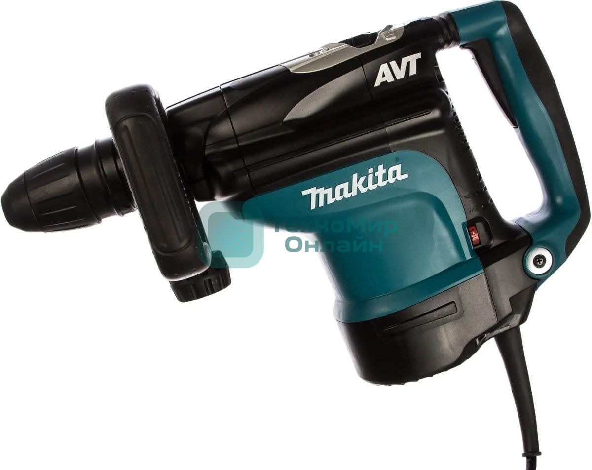 Перфоратор Makita HR4511C SDS-max HR4511C 1300Вт,2реж,2.7-13Дж,1250-2750у\м,7.8кг,чем,ABT,антивиб рукоятка
