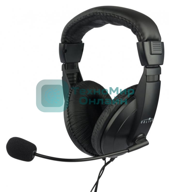 Гарнитура Oklick HS-M137V чёрный, проводная, 3.5 мм