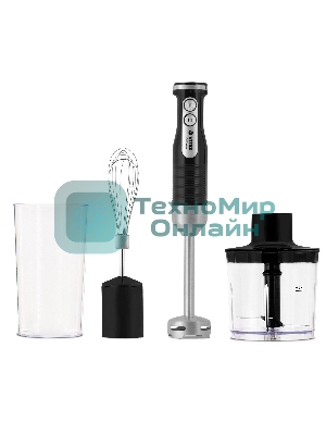 Блендер Vitek VT-8532 (BK) черный Максимальная мощность 1000 Вт 2. 2 скоростных режима 3. Погружная часть и лезвия из нержавеющей стали