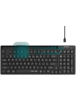 Клавиатура беспроводная A4Tech Fstyler FBX70C, USB, Bluetooth/Радиоканал, черный