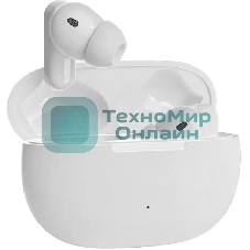 Беспроводные TWS наушники AKSBERRY B27 Voice Pro белый, внутриканальные, Bluetooth, до 4 ч