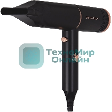 Фен ENERGY EN-805 черный/золотистый, 1400 Вт