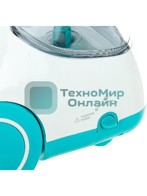 Отпариватель Kitfort КТ-957 белый/бирюзовый, 1500 Вт, 25 г/мин, 1900 мл