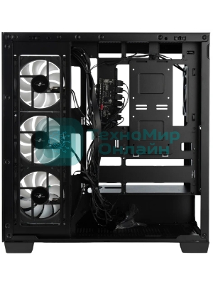 Корпус eATX Eurocase M9 Max-Fish tank M9 MAX 2ARGB 3_0_2 BLACK черный