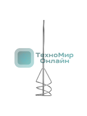 Миксер Сибртех для строительных смесей, 100х9х450 мм, шестигранный хвостовик