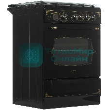 Плита газовая Gefest ПГ 6100-03 0179 черный, конфорок 4 шт, духовка 52 л, 60 см x 85 см x 60 см