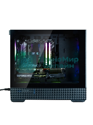 Компьютерный корпус ZALMAN P30 AIR, MATX, BLACK, WINDOW, 2xCombo (3.5'' or 2.5''), 3x2.5