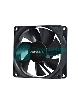 Вентилятор для корпуса DEEPCOOL XFAN 80 черный, 80 мм, 1800 об/мин, 20.3 дБ, Molex
