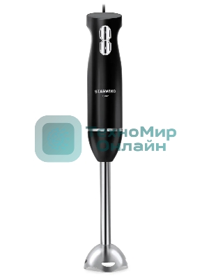 Блендер погружной Starwind SBP2200 850 Вт, черный/серебристый