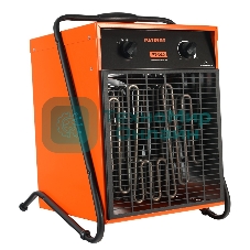 Тепловентилятор Patriot PT-Q 30, оранжевый/черный, 15/30 кВт, 400В, терморегулятор