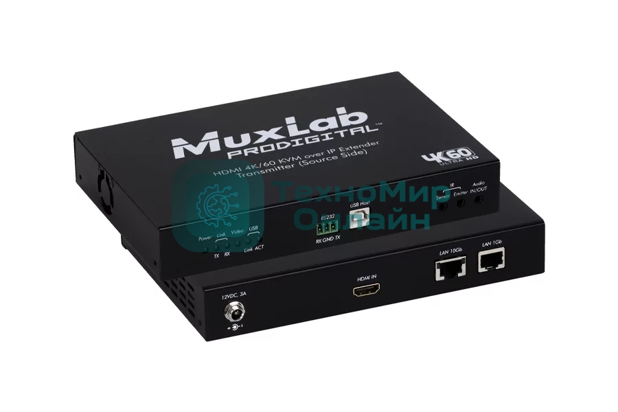 Передатчик HDMI KVM OVER IP MuxLab 500760-TX-KVM поддержка 4К60 (SDVoE)