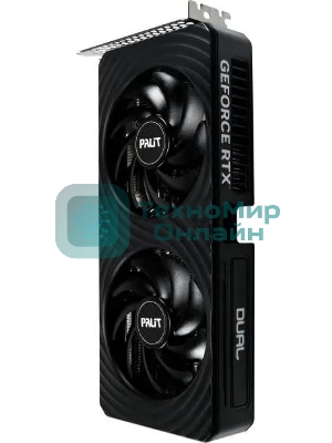 Видеокарта Palit RTX 5060 DUAL OC NV RTX 5060 8Gb 128bit GDDR7 2280/28000/HDMIx1/DPx3/HDCP R NE75060S19P1-Gb2063D PCI-E 5.0