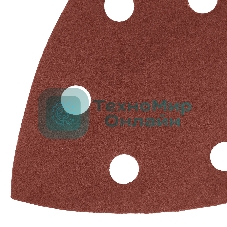 Треугольник абразивный Denzel на ворc. подложке под 