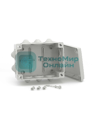 Коробка распределительная DKC 54100 ОП 190х140х70, 10 каб.ввод., IP55