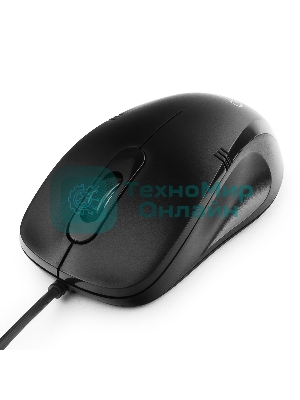Мышь проводная Gembird MOP-110 черный, 1000 dpi, USB, кнопки - 3