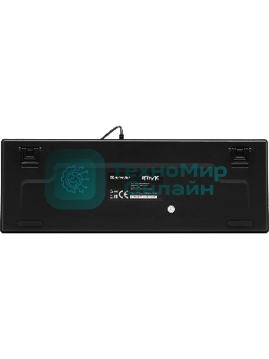 Клавиатура проводная Defender Hawk GK-418, USB, черный/белый
