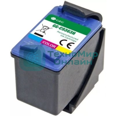 Картридж струйный G&G GG-C9363HE GG 134 цветной (18 мл) для HP DJ 6543, 5743, 5740, 6843, PS 325, 375, 8153, 8453