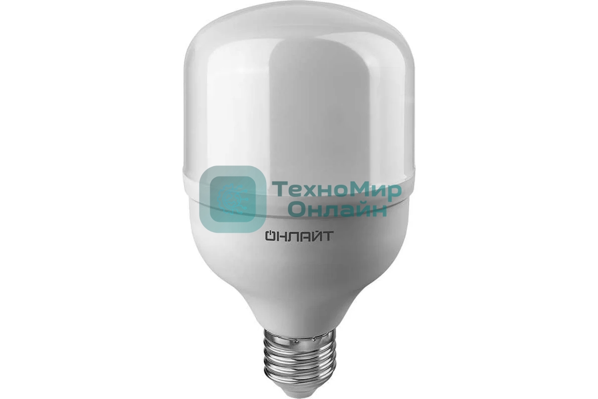 Лампа светодиодная ОНЛАЙТ 82901 OLL-T80-30-230-865-E27 30 Вт