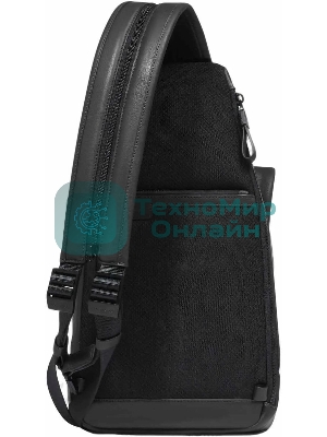 Рюкзак слинг Piquadro Harper CA6784AP/N черный кожа