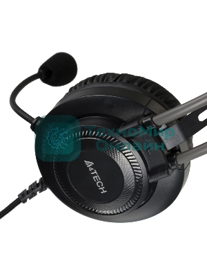 Гарнитура A4Tech Fstyler FH200U серый, проводная