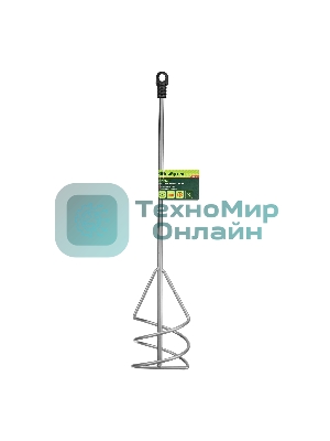 Миксер Сибртех для строительных смесей, 100х9х450 мм, шестигранный хвостовик