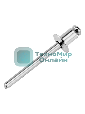 Заклепки алюминиевые Denzel, 3/16