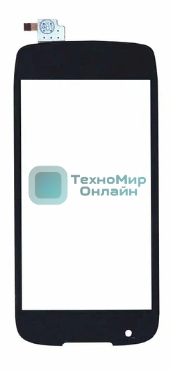 Сенсорное стекло (тачскрин) для Fly IQ4405 Quad EVO Chic 1, черное