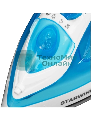 Утюг Starwind SIR2045 1800 Вт голубой/белый