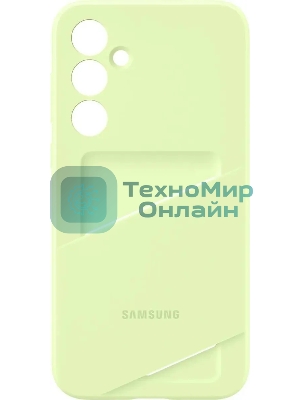 Чехол (клип-кейс) Samsung для Samsung Galaxy A35 Card Slot Case A35 лайм (EF-OA356TMEGRU)