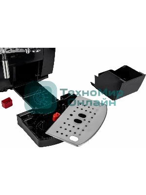 Кофемашина автоматическая DeLonghi ECAM 22.114B черный, исп. кофе - молотый/зерновой, 1.8 л, 1450 Вт, 15 бар