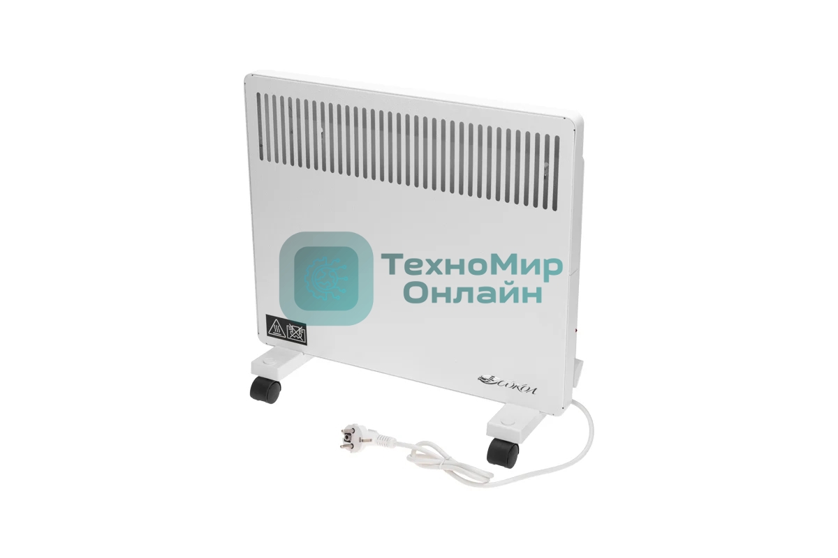 Конвектор Сокол 60-0086 белый, 1000 Вт, 10 м2, термостат
