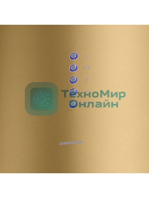 Вытяжка островная Maunfeld Lee Isla 39 золотой, 38 см, 1000 куб. м/ч, 52 дБ