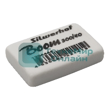 Ластик Silwerhof Boom 300/40 181148 35.5х23х8мм каучук термопластичный белый