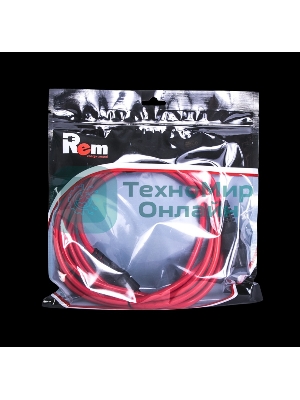 Шнур питания с фиксатором REM IEC 60320 C19/IEC 60320 C20, 16 А/250 В (3 * 1,5), 1,8 м, красный R-16-Cord-C19-C20-1.8-Red